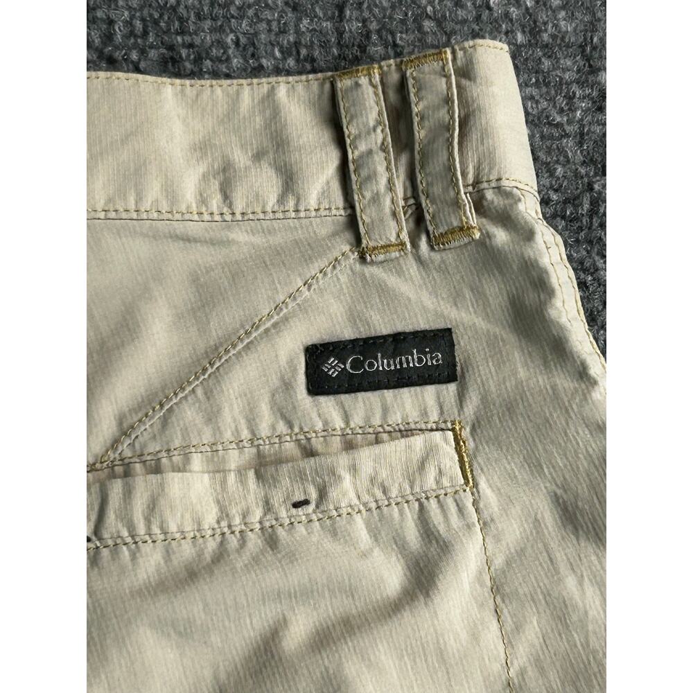 Columbia Omni-Shade Men's Cargo Hiking Fishing Shorts Khaki 30W - Picture 7 of 7